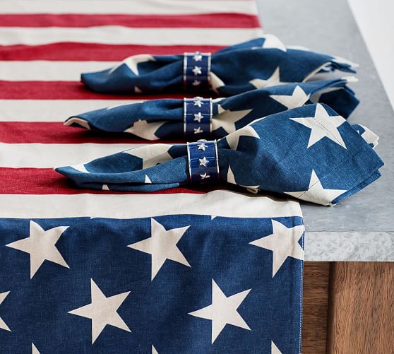 American Flag Table Runner 