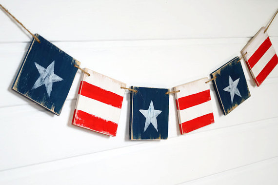 Wood USA Banner Etsy 